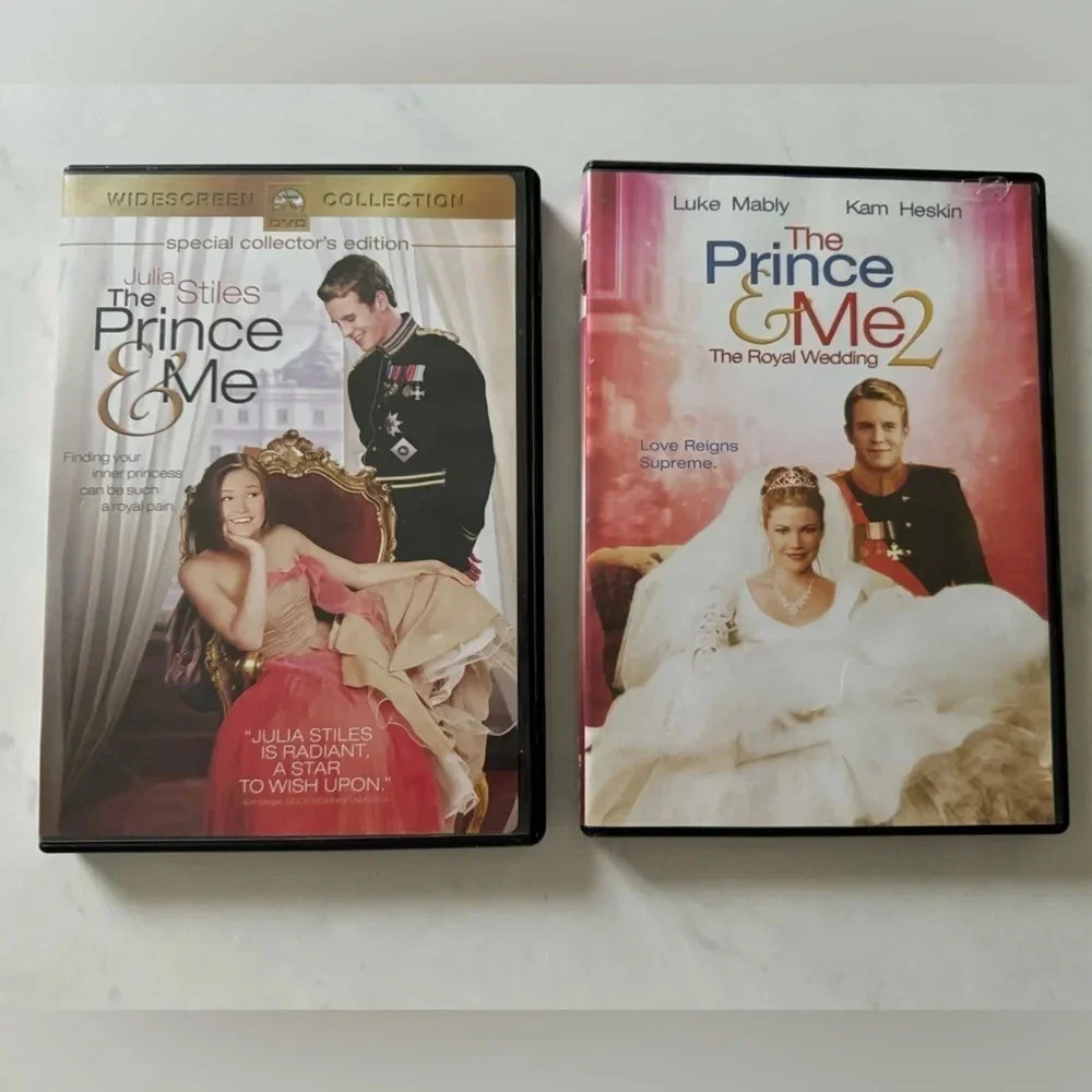 The Prince and Me 1 and 2 DVD set